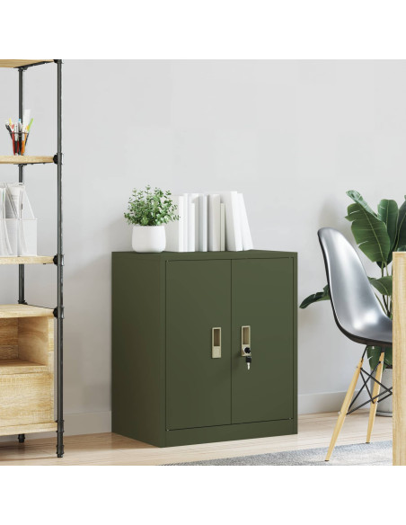 Armadio Verde oliva 60 x 40 x 70 cm Acciaio