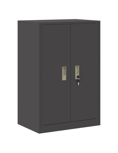 Armadio Nero 60 x 40 x 90 cm Acciaio