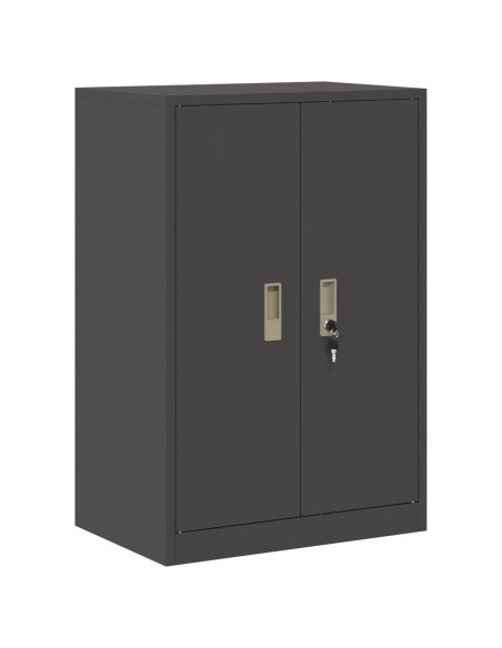 Armadio Nero 60 x 40 x 90 cm Acciaio