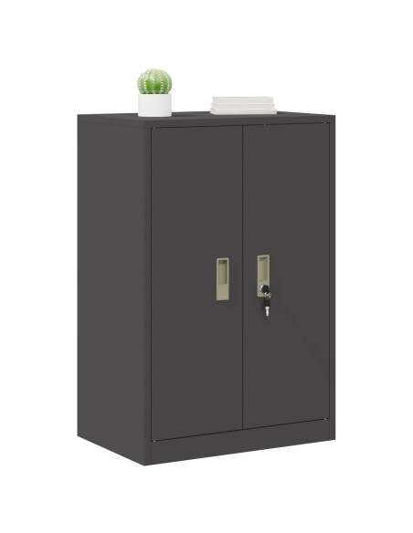 Armadio Nero 60 x 40 x 90 cm Acciaio