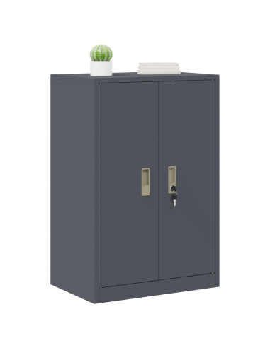 Armadio Antracite 60 x 40 x 90 cm Acciaio