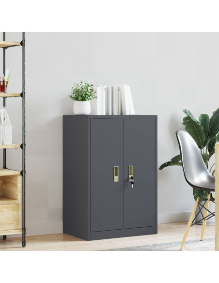 Armadio Antracite 60 x 40 x 90 cm Acciaio