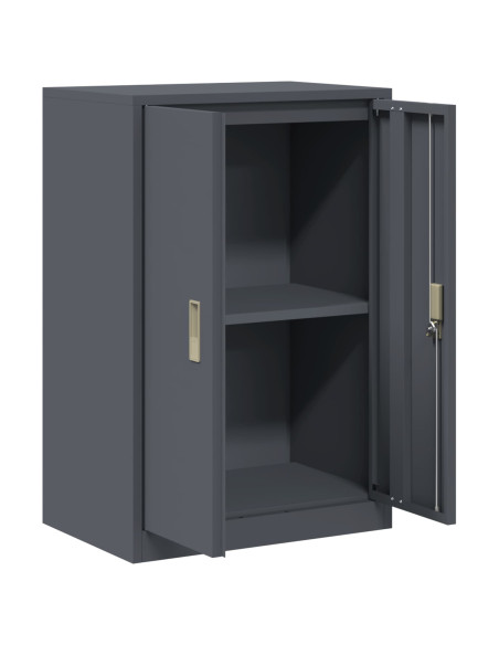 Armadio Antracite 60 x 40 x 90 cm Acciaio