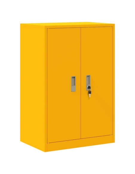 Armadio Giallo senape 60 x 40 x 90 cm Acciaio