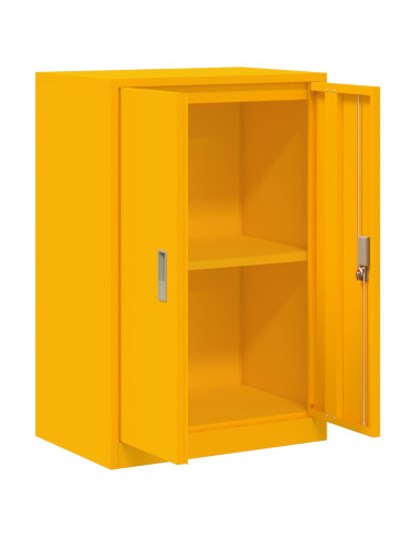 Armadio Giallo senape 60 x 40 x 90 cm Acciaio