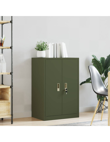 Armadio Verde oliva 60 x 40 x 90 cm Acciaio