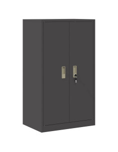 Armadio Nero 60 x 40 x 105 cm Acciaio 2