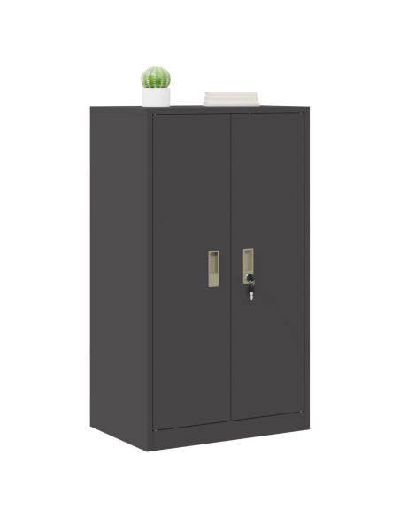 Armadio Nero 60 x 40 x 105 cm Acciaio