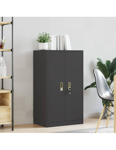 Armadio Nero 60 x 40 x 105 cm Acciaio