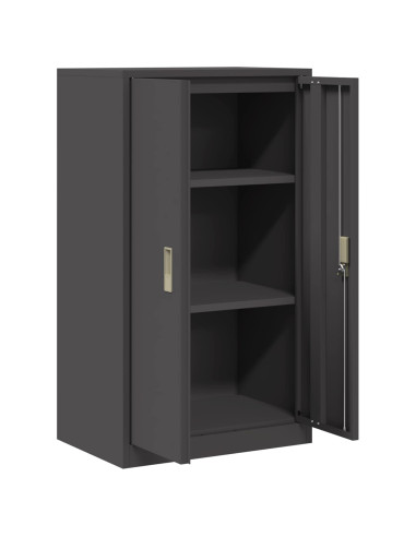 Armadio Nero 60 x 40 x 105 cm Acciaio