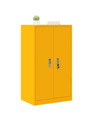 Armadio Giallo senape 60 x 40 x 105 cm Acciaio