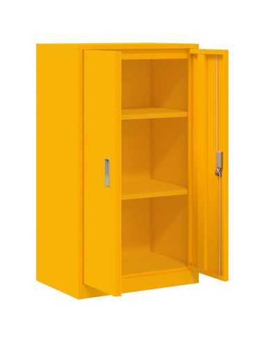 Armadio Giallo senape 60 x 40 x 105 cm Acciaio