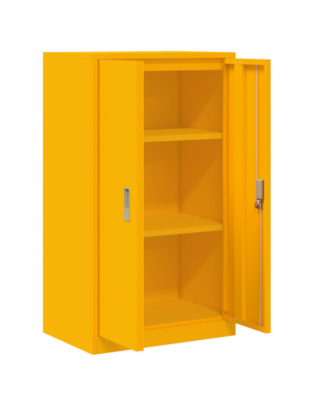 Armadio Giallo senape 60 x 40 x 105 cm Acciaio