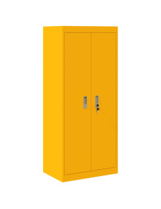 Armadio Giallo senape 60 x 40 x 140 cm Acciaio 2