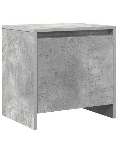 Comodini 2 pz Grigio Cemento 45x34x44,5 cm in Truciolato