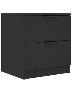 Comodino Nero in Legno Multistrato 2