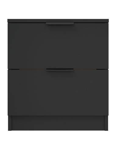 Comodino Nero in Legno Multistrato