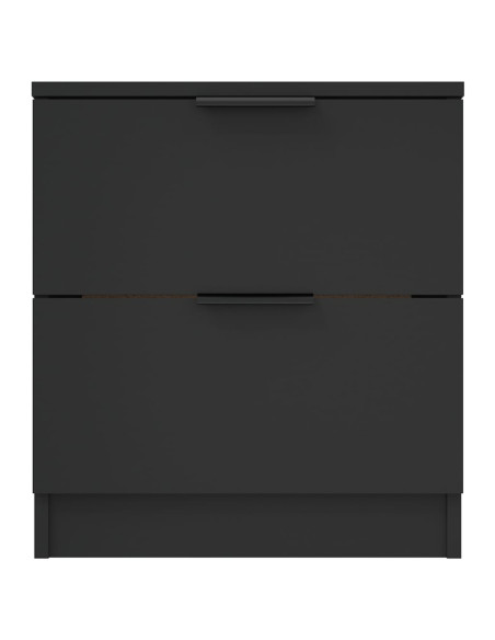 Comodino Nero in Legno Multistrato