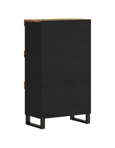 Credenza 60x33x107 cm in Legno Massello di Recupero