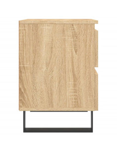 Comodini 2pz Rovere Sonoma 40x35x50 cm in Legno Multistrato 2