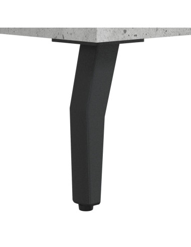 Comodino Grigio Cemento 40x40x66 cm in Legno Multistrato