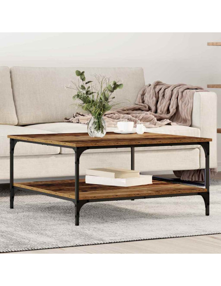 Tavolino da salotto Legno vecchio 80 x 80 x 40 cm