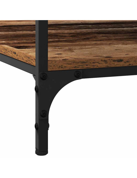 Tavolino da salotto Legno vecchio 100 x 100 x 40 cm