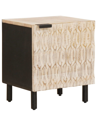 Armadio da Notte 2 pcs Bianco 40 x 33 x 46 cm