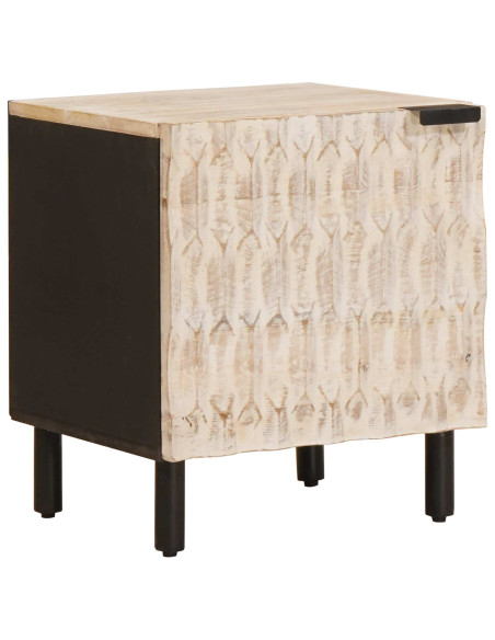 Armadio da Notte 2 pcs Bianco 40 x 33 x 46 cm