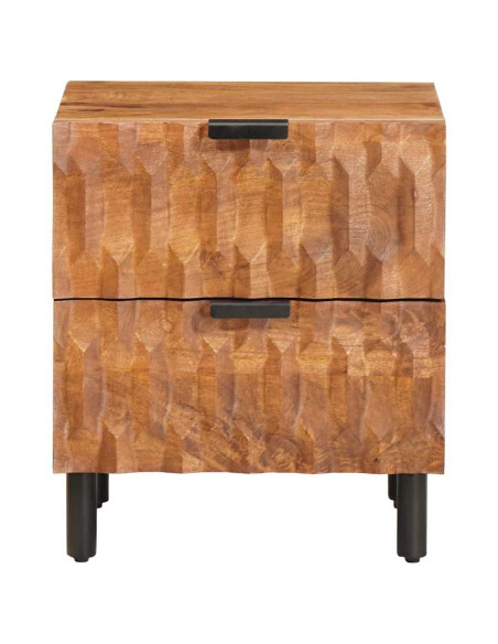 Armadio da Notte con cassetto Marrone 40 x 33 x 46 cm