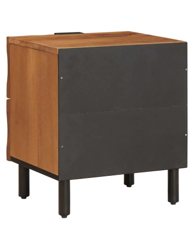 Armadio da Notte con cassetto Marrone 40 x 33 x 46 cm