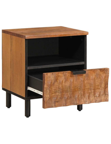 Armadio da Notte con cassetto Marrone 40 x 33 x 46 cm