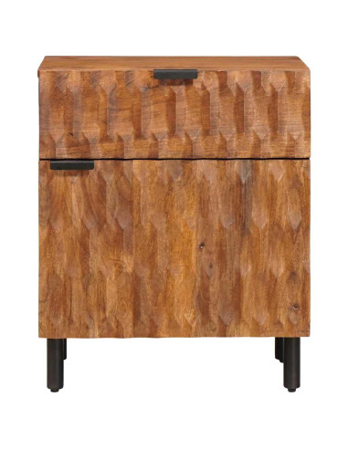 Armadio da Notte con cassetto Marrone 50 x 33 x 60 cm