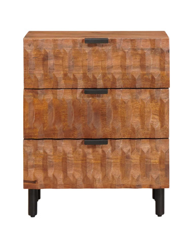 Armadio da Notte con cassetto Marrone 50 x 33 x 62 cm