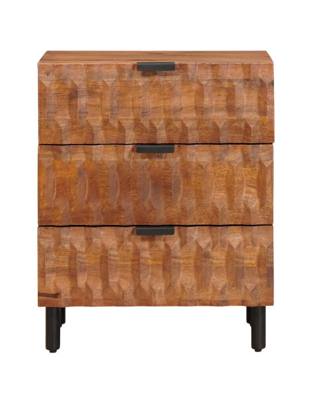 Armadio da Notte con cassetto Marrone 50 x 33 x 62 cm