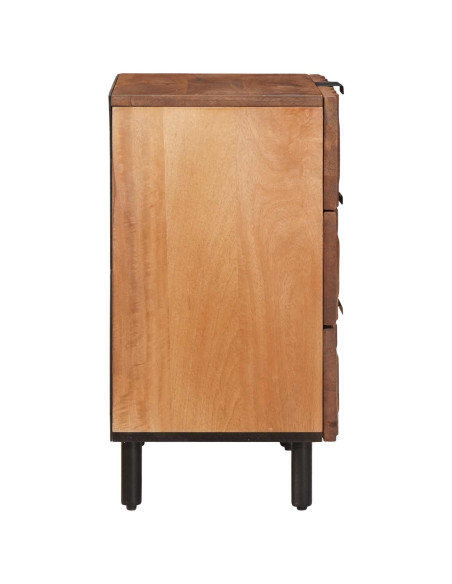 Armadio da Notte con cassetto Marrone 50 x 33 x 62 cm