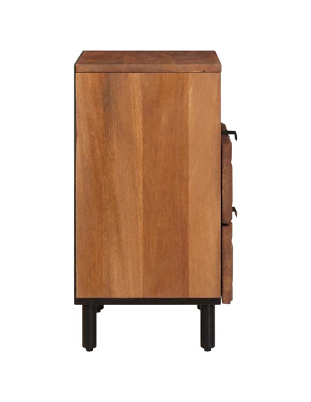 Armadio da Notte con cassetto Marrone 50 x 33 x 60 cm