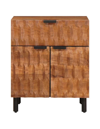 Armadio da Notte con cassetto Marrone 50 x 33 x 60 cm