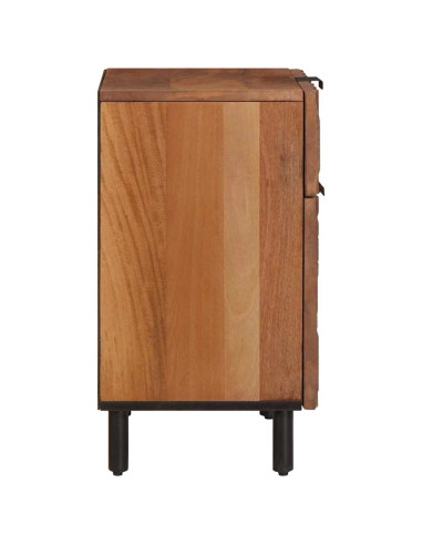 Armadio da Notte con cassetto Marrone 50 x 33 x 60 cm