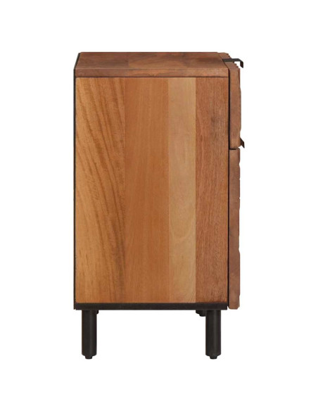 Armadio da Notte con cassetto Marrone 50 x 33 x 60 cm