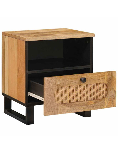 Armadio da Notte con cassetto Naturale 40 x 33 x 46 cm