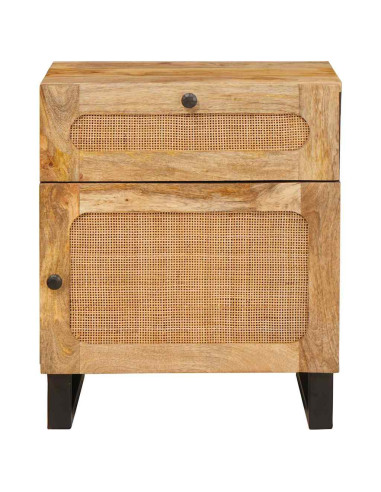 Armadio da Notte con cassetto Naturale 50 x 33 x 60 cm