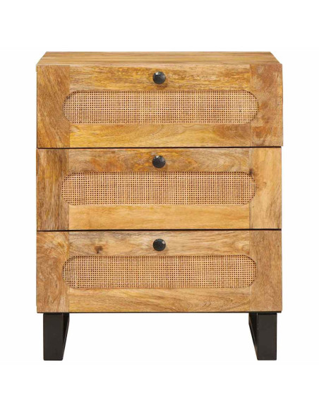 Armadio da Notte con cassetto Naturale 50 x 33 x 62 cm