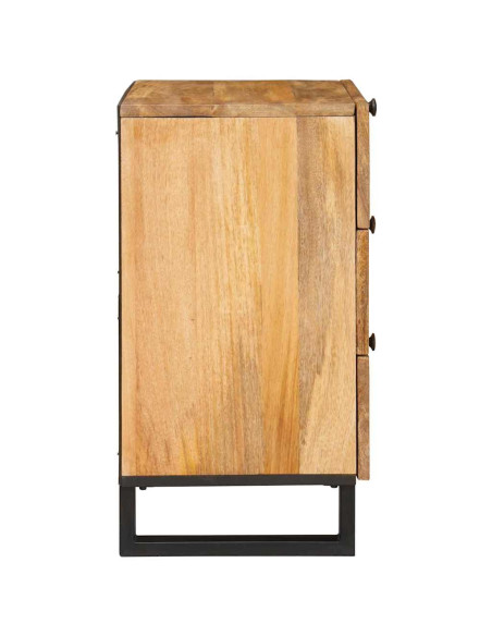 Armadio da Notte con cassetto Naturale 50 x 33 x 62 cm