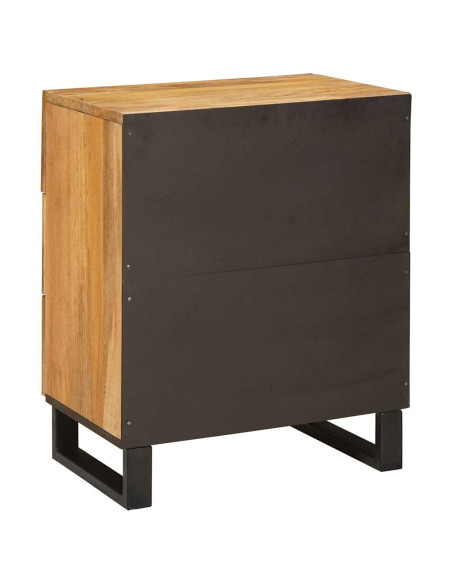 Armadio da Notte con cassetto Naturale 50 x 33 x 62 cm