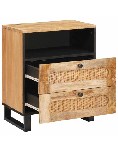 Armadio da Notte con cassetto Naturale 50 x 33 x 62 cm