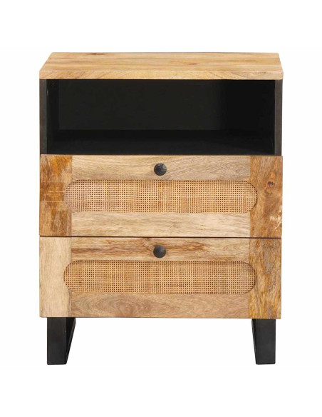 Armadio da Notte con cassetto Naturale 50 x 33 x 62 cm