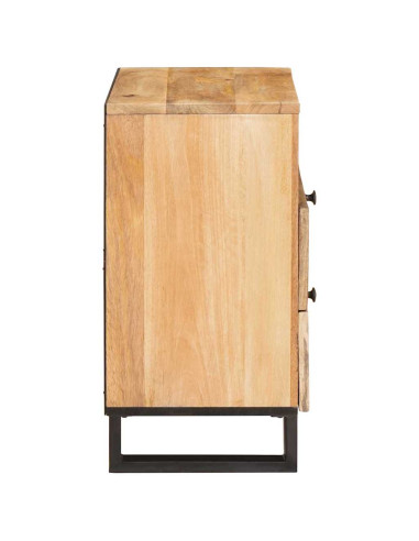 Armadio da Notte con cassetto Naturale 50 x 33 x 62 cm