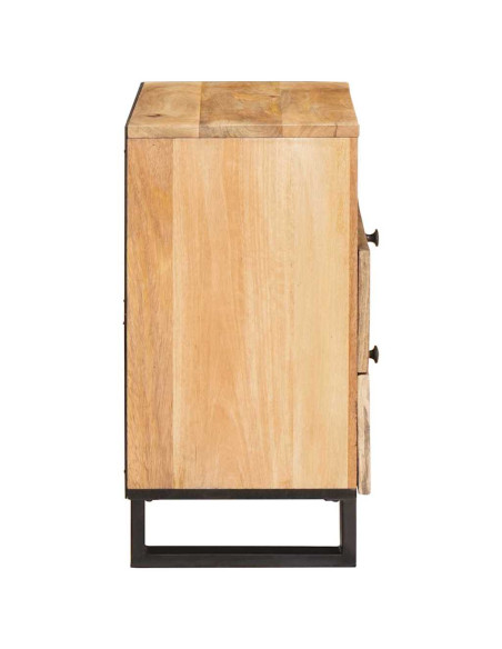 Armadio da Notte con cassetto Naturale 50 x 33 x 62 cm