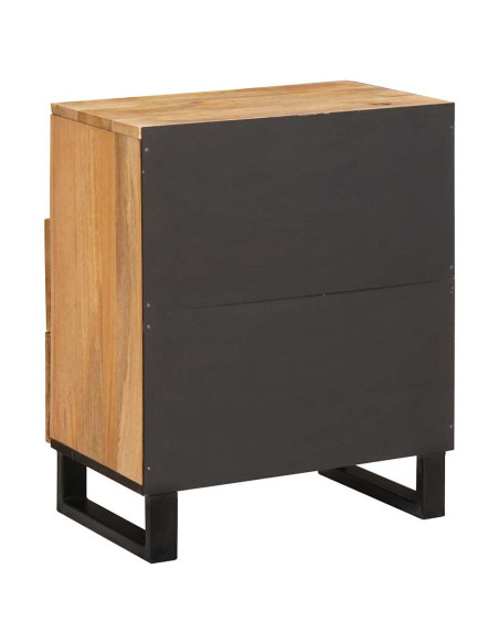 Armadio da Notte con cassetto Naturale 50 x 33 x 62 cm